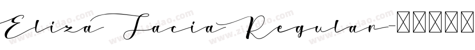 Eliza Facia Regular字体转换